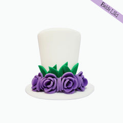 sombrero de hule espuma para novia (boda)