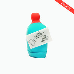 Sombrero de hule espuma en forma de botella