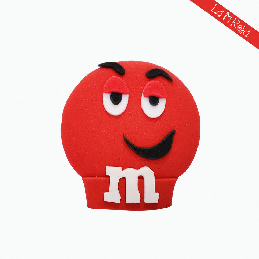 Sombrero de hule espuma de M&M Rojo