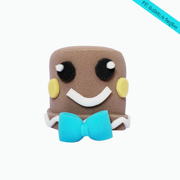 Sombrero de hule espuma de galleta de jengibre