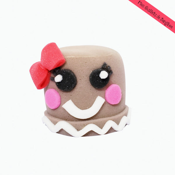 Sombrero de hule espuma de galleta de jengibre