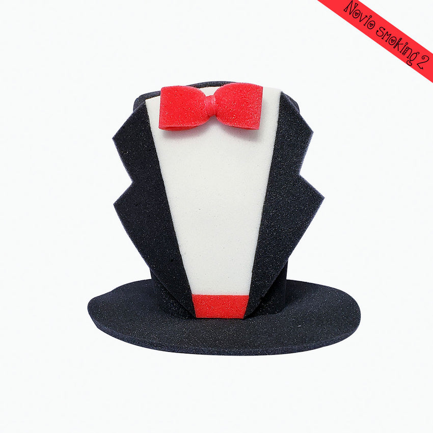Sombrero de hule espuma para Novio (boda)