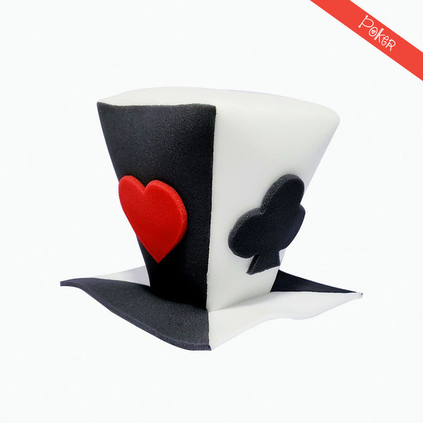 Sombrero de hule de espuma de poker