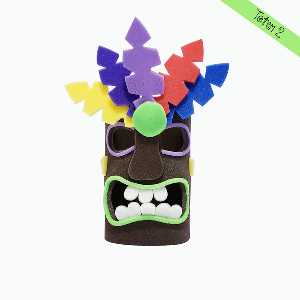 Sombrero de hule espuma en forma de totem