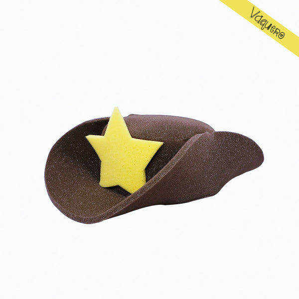 Sombrero de hule de espuma de vaquero