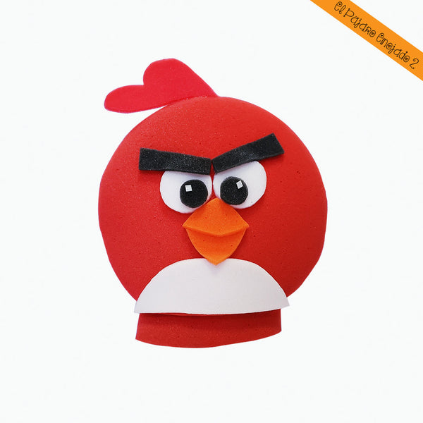 sombrero de hule espuma de Angry Birds