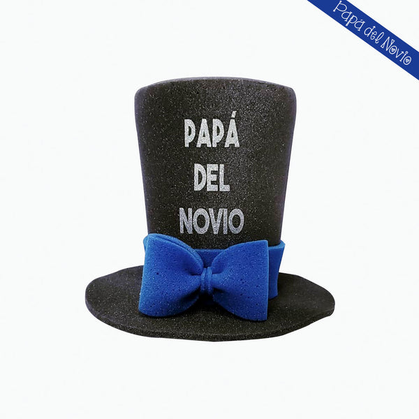 sombrero de hule espuma para la familia del novio (boda)